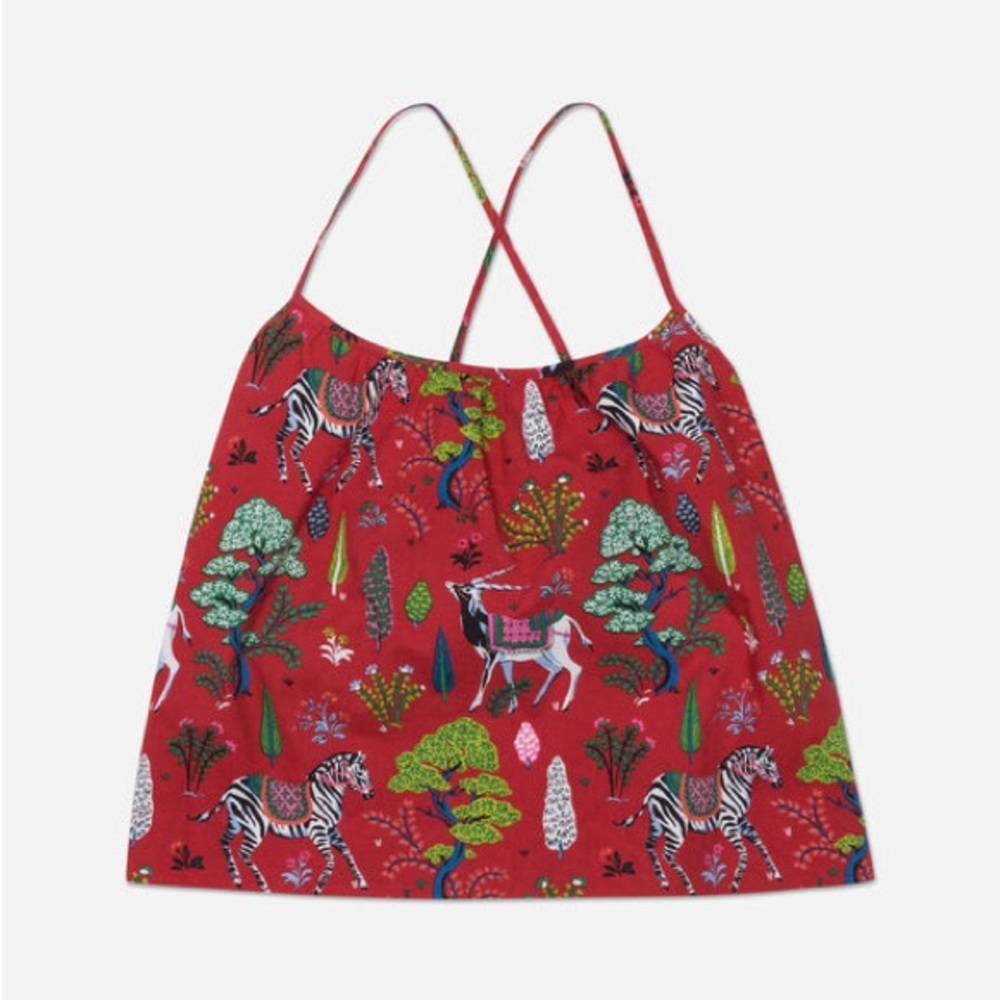 NWOT Print Fresh Cami Size 3X in Antelope’s Forest Ruby